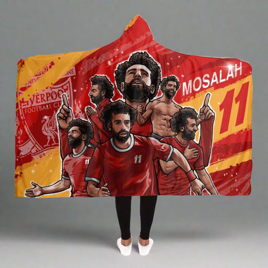 Salah's Iconic Celebrations Hooded Blanket