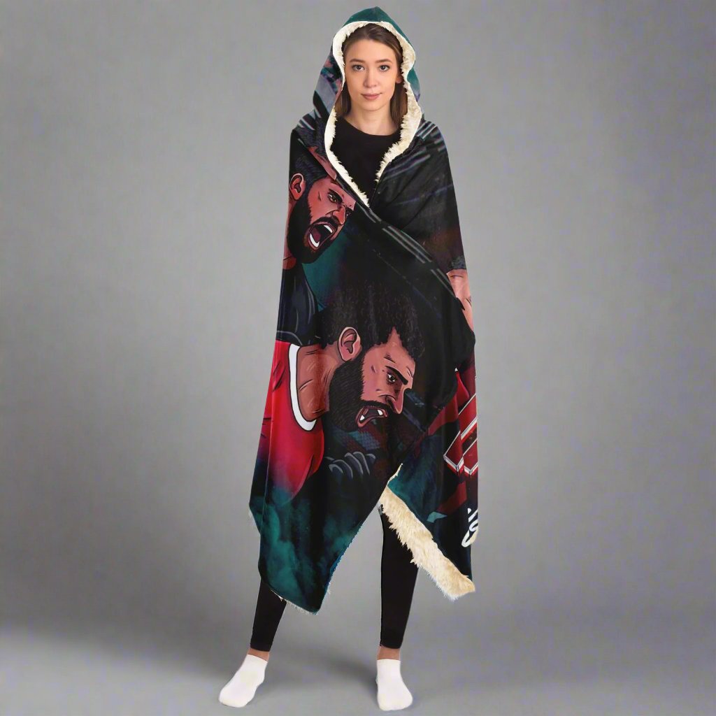 Arne Slot's Legends Never Give Up Hooded Blanket