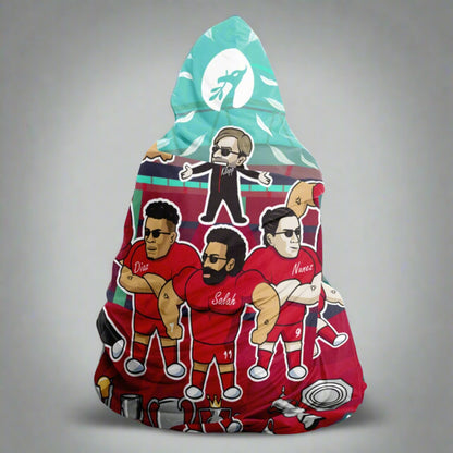 Jurgen Klopp & Top Players Hooded Blanket