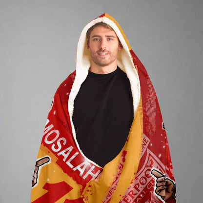 Salah's Iconic Celebrations Hooded Blanket